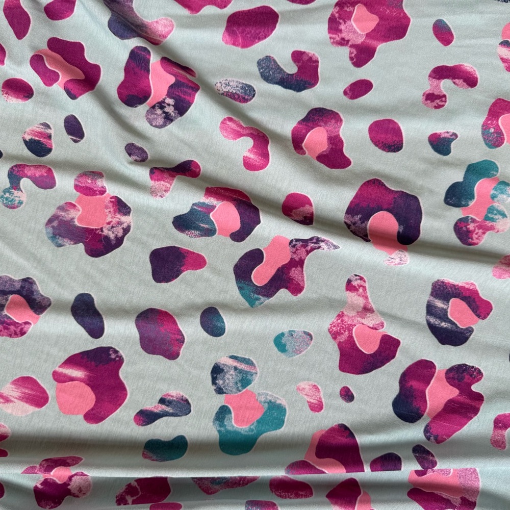 Colorful‎ Leopard Print Kimono Cardigan Heimish 3X - Picture 2 of 4